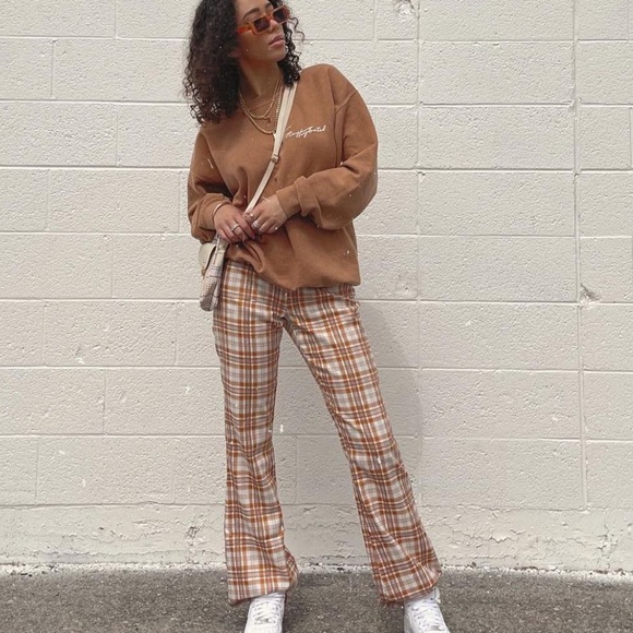 missguided plaid pants